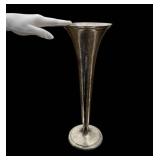 Antique Tiffany & Co. American Aesthetic Style 20-inch Sterling Silver Trumpet Vase (Circa Early 1900s) - 1,358 grams