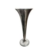 Antique Tiffany & Co. American Aesthetic Style 20-inch Sterling Silver Trumpet Vase (Circa Early 1900s) - 1,358 grams