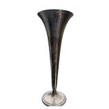 Antique Tiffany & Co. American Aesthetic Style 20-inch Sterling Silver Trumpet Vase (Circa Early 1900s) - 1,358 grams