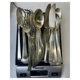 53-Piece Regency by Lunt Sterling Silver Flatware (1,404 grams)