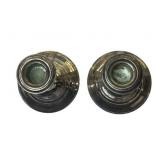 Pair of 3.5" Crown Sterling Silver Weighted Candlestick Holders (394 grams total weight)