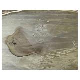 Reed & Barton 9 7/8" Sterling Silver Jubilee X300 Oval Vegetable Bowl with Monogram (290 grams)