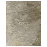 Wonderful 9" Sterling Silver Irish Reproduction Serving Dish with Monogram (540 grams)