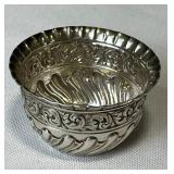 Antique Pair of Sterling Silver Open Salt Cellars (54 grams total weight)