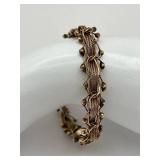 Vintage 14K Gold Rope and Mesh Link Bracelet, 7.75" (11.8 grams)