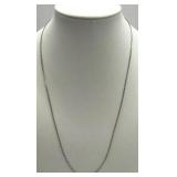 18" Sterling Silver Necklace (1.85 grams)