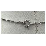 18" Sterling Silver Necklace (1.85 grams)