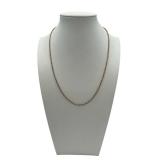 18" 14K (Italy) Gold Necklace (8.1 grams)