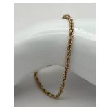 8" 14K Yellow Gold Bracelet (4 grams)