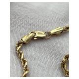 8" 14K Yellow Gold Bracelet (4 grams)