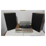 Centrex By Pioneer KH-5515 Turntable, Cassette and Radio with 2 Speakers