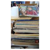 Box of Various Records. Wayne Newton, Glen Campbell, Gary Lewis, Plus More