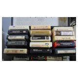 Lot of Various 8 Tracks and Holders. Neil Young, Dolly Parton, Bob Willis, Plus More