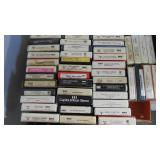 Lot of Various 8 Tracks and Holders. Neil Young, Dolly Parton, Bob Willis, Plus More