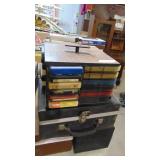 Lot of Various 8 Tracks and Holders. Berry Manilow, Kiss, Dan Fogelberg, Plus More