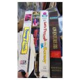 Lot of Various 8 Tracks, VHS-Pokemon. Dolly Parton, Chicago, Bob Dillian, Neil Diamond, Plus More