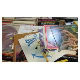 Box of Various Records. Movie Records, Plus More