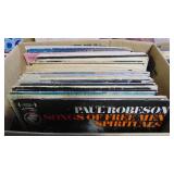 Box of Various Records. Weavers, Bonnie Raitt, Merrilee Rush, Andy Williams, Plus More