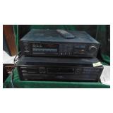 Onkyo DX-C311 6-Disc Charger and Quartz TX17 Synthesizer Turner Amplifier