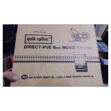 Bell & Howell Projector 346A, 8mm Movie Editor and Sylvania Sun Gun