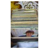 Box of Various Records. Bay City Rollers, Buck Owens, Johny Paycheck, Charley Pride, Plus More