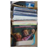 Box of Various Records. Kenndy Rogers, Barbra Streisand, Roy Clark, Mac Davis, Plus More