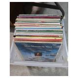 Box of Various Records. Charlie Pride, Tex Ritter, Charlie Rich, Christmas, Plus More