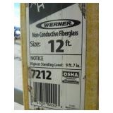 Werner Fiberglass Step Ladder 12