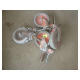 Scaffold Wheel Set Orange