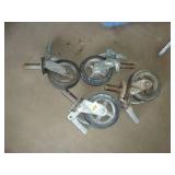 Scaffold Wheel Set Gray