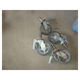 Scaffold Wheel Set Gray