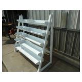 Steel Display Shelf White