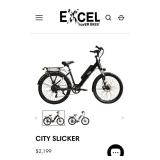Excel Electric Bike- Black City Slicker