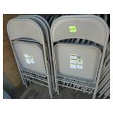 Steel Party Chairs Gray X 12