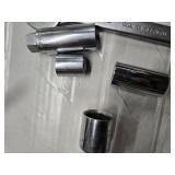 Lot of 4 Huge and specialized sockets plus Thorsen 3030 15/18 wrench (Used)