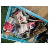 A crate of assorted hardware stuff/tools