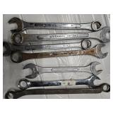 Lot of 7  huge wrenches ( USED)