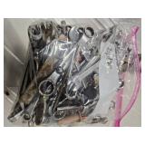 Lot of 30 wrenches, and other hand tools ( USED)