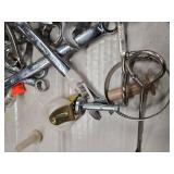 Lot of 22 wrenches, and other hand tools ( USED)