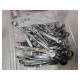 Lot of 22 wrenches, and other hand tools ( USED)