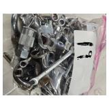 Lot of 25 wrenches, and other hand tools ( USED)