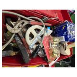 A toolbox full of assorted hand tools and other hardware stuff (Used and New)