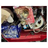 A toolbox full of assorted hand tools and other hardware stuff (Used and New)