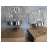 Lot of two Glass Storage Jars (New)