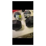 Lot of 40LB Ignite Hex Dumbbells