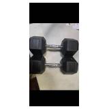 Lot of 20LB hex dumbbells ( Prince Brand)