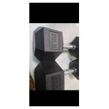 Lot of 20LB hex dumbbells ( Prince Brand)