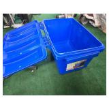 A lot of 20" tote with wheels (Like new)