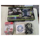 A lot containing a mini drone, an MSA 30X and a Power Panel Personal Edition Software