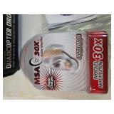 A lot containing a mini drone, an MSA 30X and a Power Panel Personal Edition Software